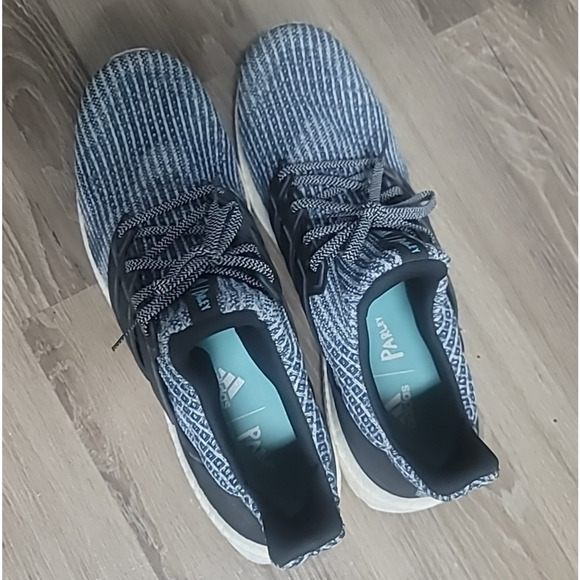 Adidas Ultra Boost Parley Sneakers Carbon Blue Size 14 Men's BC0248 - Picture 15 of 16